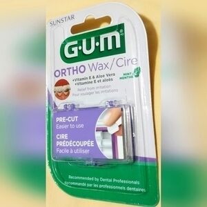 Sunstar G U M. Ortho Wax- Pre-cut